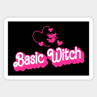 Funny Basic Witch Lazy Costume Girls Women Funny Halloween Magnet